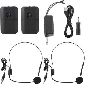 ZERONE JUZ Micro sans fil Microphone Micro casque UHF sans fil portable avec émetteur-récepteur 7544796216885 Blanc - Publicité ZERONE JUZ Micro sans fil Microphone Micro casque UHF sans fil portable avec émetteur-récepteur 7544796216885 Blanc - Publicité