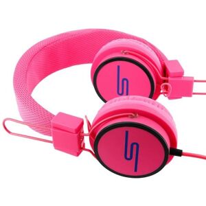 AVIZAR Casque audio - EXTRA-Bass - Rose - Filaire - Sur-oreille - Micro intégré Rose - Publicité AVIZAR Casque audio - EXTRA-Bass - Rose - Filaire - Sur-oreille - Micro intégré Rose - Publicité