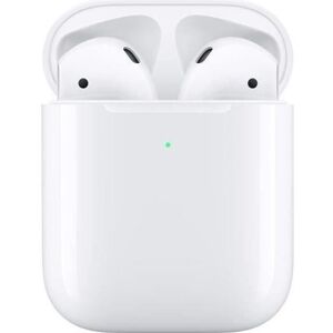 APPLE AirPods 2e génération avec boitier de charge filaire Blanc Blanc - Publicité APPLE AirPods 2e génération avec boitier de charge filaire Blanc Blanc - Publicité
