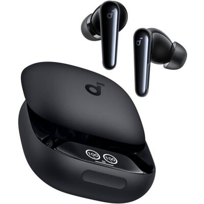 Écouteurs sans Fil - SOUNDCORE - Liberty 4 Pro - Réduction de Bruit Adaptative - Musique Hi-Fi - 6 Micros IA Noir - Publicité Écouteurs sans Fil - SOUNDCORE - Liberty 4 Pro - Réduction de Bruit Adaptative - Musique Hi-Fi - 6 Micros IA Noir - Publicité