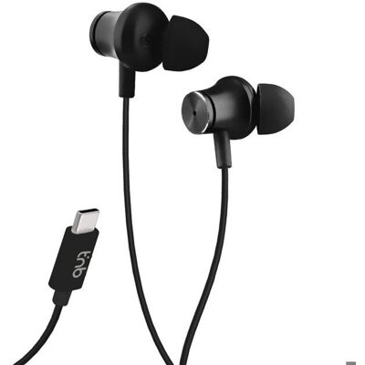 Écouteurs Intra-Auriculaires - TNB - C-BUDS - USB-C - Réduction de Bruit Active - Micro Intégré Noir - Publicité Écouteurs Intra-Auriculaires - TNB - C-BUDS - USB-C - Réduction de Bruit Active - Micro Intégré Noir - Publicité