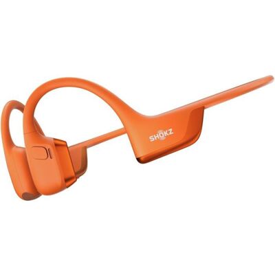SHOKZ Casque Conduction Osseuse Openrun Pro 2 Mini Bluetooth 5.3 Micro Réducteur De Bruit IP55 Étanche 12H Autonomie USB-C Orange Orange - Publicité SHOKZ Casque Conduction Osseuse Openrun Pro 2 Mini Bluetooth 5.3 Micro Réducteur De Bruit IP55 Étanche 12H Autonomie USB-C Orange Orange - Publicité