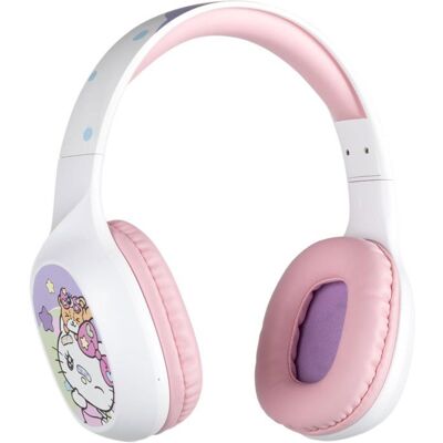 Casque audio - Sans fil - Konix - Hello Kitty - Bluetooth 5.3 PC smartphones et tablettes - Autonomie 30 h - Blanc et rose Rose - Publicité Casque audio - Sans fil - Konix - Hello Kitty - Bluetooth 5.3 PC smartphones et tablettes - Autonomie 30 h - Blanc et rose Rose - Publicité