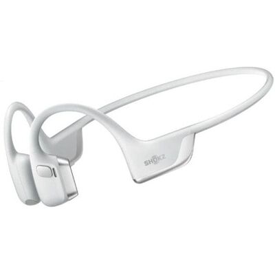 Casque à conduction osseuse - SHOKZ - OpenRun Pro 2 - Silver - Bluetooth 5.3 - 12 h dautonomie Gris - Publicité Casque à conduction osseuse - SHOKZ - OpenRun Pro 2 - Silver - Bluetooth 5.3 - 12 h dautonomie Gris - Publicité