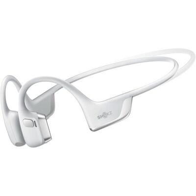 SHOKZ Openrun Pro 2 Mini casque conduction osseuse Bluetooth 5.3 micro anti-bruit IP55 12H autonomie charge rapide USB-C argent - Publicité SHOKZ Openrun Pro 2 Mini casque conduction osseuse Bluetooth 5.3 micro anti-bruit IP55 12H autonomie charge rapide USB-C argent - Publicité