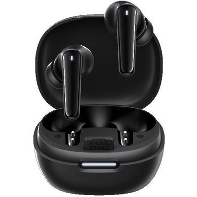 Casque sans fil Blackview AirBuds 17 Écouteurs - Réduction de Bruit ANC/ENC - Support Smartphone Intégré - Autonomie 30h - IPX4 Noir - Publicité Casque sans fil Blackview AirBuds 17 Écouteurs - Réduction de Bruit ANC/ENC - Support Smartphone Intégré - Autonomie 30h - IPX4 Noir - Publicité