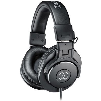 Audio-Technica Casque Studio - Audio Technica - ATH-M30x - Noir Mat - Circum-aural - Néodyme Noir - Publicité Audio-Technica Casque Studio - Audio Technica - ATH-M30x - Noir Mat - Circum-aural - Néodyme Noir - Publicité