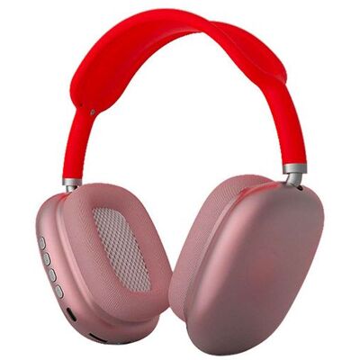 AVIZAR Casque Audio - Bolaris - Hawaï - Bluetooth 5.1 - Autonomie 20h - Rose Confortable Rouge - Publicité AVIZAR Casque Audio - Bolaris - Hawaï - Bluetooth 5.1 - Autonomie 20h - Rose Confortable Rouge - Publicité