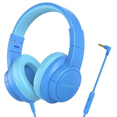 Blackview FitBuds K1 — Casque supra-auriculaire pliable Bluetooth 5.4 ENC 500 mAh micro bleu Bleu - Publicité Blackview FitBuds K1 — Casque supra-auriculaire pliable Bluetooth 5.4 ENC 500 mAh micro bleu Bleu - Publicité