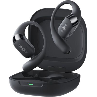 SHOKZ OpenFit 2+ Casque à oreilles libres Dolby Audio — 48h IP55 Recharge sans fil Noir Noir - Publicité SHOKZ OpenFit 2+ Casque à oreilles libres Dolby Audio — 48h IP55 Recharge sans fil Noir Noir - Publicité