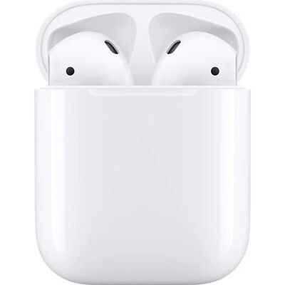 APPLE AirPods 2 Blanc Écouteurs sans fil - Avec boitier de charge filaire Blanc - Publicité APPLE AirPods 2 Blanc Écouteurs sans fil - Avec boitier de charge filaire Blanc - Publicité