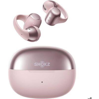 Écouteurs TWS - SHOKZ - EAR RING OPEN DOTS ONE - Conduction aérienne - Sans fil - Résistant à la transpiration Rose - Publicité Écouteurs TWS - SHOKZ - EAR RING OPEN DOTS ONE - Conduction aérienne - Sans fil - Résistant à la transpiration Rose - Publicité