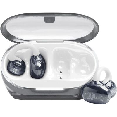 Écouteurs Open-Ear - Sans fil - JBL - Soundgear Clips - Blanc Blanc - Publicité Écouteurs Open-Ear - Sans fil - JBL - Soundgear Clips - Blanc Blanc - Publicité