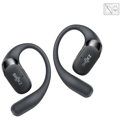 Ecouteurs Shokz TWS A CONDUCTION AERIENNE OPENFIT 2 PLUS NOIR Noir - Publicité Ecouteurs Shokz TWS A CONDUCTION AERIENNE OPENFIT 2 PLUS NOIR Noir - Publicité