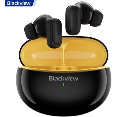 Blackview AirBuds 30 — Écouteurs Bluetooth intra‑auriculaires IPX4 boîtier 400 mAh — Noir Noir - Publicité Blackview AirBuds 30 — Écouteurs Bluetooth intra‑auriculaires IPX4 boîtier 400 mAh — Noir Noir - Publicité