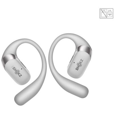 Ecouteurs Shokz TWS A CONDUCTION AERIENNE OPENFIT 2 PLUS SILVER Gris - Publicité Ecouteurs Shokz TWS A CONDUCTION AERIENNE OPENFIT 2 PLUS SILVER Gris - Publicité
