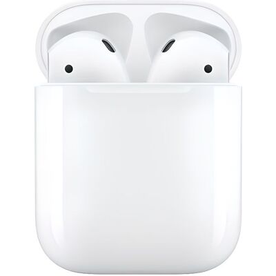 Apple AirPods 2 (MV7N2ZM) + boitier de charge- Blanc - Reconditionné - Très bon état Blanc - Publicité Apple AirPods 2 (MV7N2ZM) + boitier de charge- Blanc - Reconditionné - Très bon état Blanc - Publicité