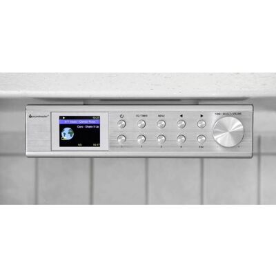 soundmaster IR1500SI Radio Internet à suspendre Internet DAB+ FM Bluetooth WiFi radio internet fonction mains libre Blanc - Publicité soundmaster IR1500SI Radio Internet à suspendre Internet DAB+ FM Bluetooth WiFi radio internet fonction mains libre Blanc - Publicité