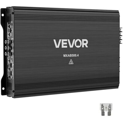 Amplificateur Audio Voiture-VEVOR-Ampli de Puissance à 4 Canaux Pontables-Subwoofer-Max. 4x250 W sous 4 ohms/4x500 W sous 2 ohms - Publicité Amplificateur Audio Voiture-VEVOR-Ampli de Puissance à 4 Canaux Pontables-Subwoofer-Max. 4x250 W sous 4 ohms/4x500 W sous 2 ohms - Publicité