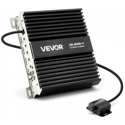 VEVOR Ampli Voiture Monobloc 1 Canal Classe D 800 W RMS Max Stable 1/2/4 ohms Télécommande Niveau Subwoofer Filtre Passe-bas pour - Publicité VEVOR Ampli Voiture Monobloc 1 Canal Classe D 800 W RMS Max Stable 1/2/4 ohms Télécommande Niveau Subwoofer Filtre Passe-bas pour - Publicité