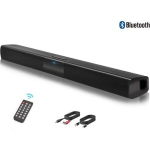 Barre de son - Keeper - 20W - Bluetooth - RCA/AUX - Télécommande Noir - Publicité Barre de son - Keeper - 20W - Bluetooth - RCA/AUX - Télécommande Noir - Publicité