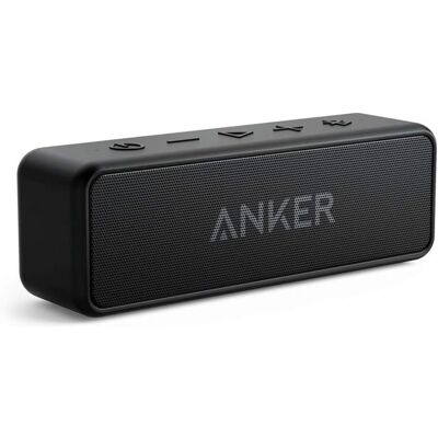 Anker Soundcore 2 Enceinte Bluetooth Portable Basses Renforcées 24H D’Autonomie IPX7 Micro Intégré Noir - Publicité Anker Soundcore 2 Enceinte Bluetooth Portable Basses Renforcées 24H D’Autonomie IPX7 Micro Intégré Noir - Publicité