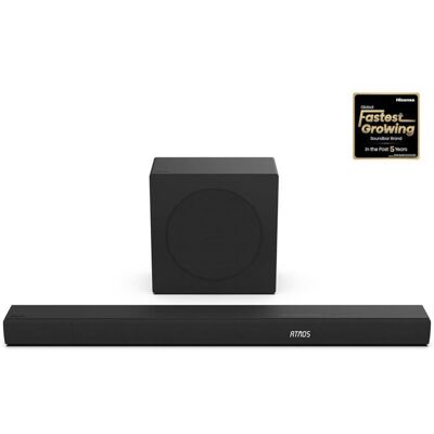 Barre de son - HISENSE - AX3100Q - Caisson de basses sans fil - Bluetooth intégré - 3.1.2 500 W Noir - Publicité Barre de son - HISENSE - AX3100Q - Caisson de basses sans fil - Bluetooth intégré - 3.1.2 500 W Noir - Publicité