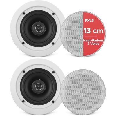 Enceinte Murale/Plafond - Pyle - 133 cm - 150W - Haut Parleur Encastrable 2 Voies - Blanc Blanc - Publicité Enceinte Murale/Plafond - Pyle - 133 cm - 150W - Haut Parleur Encastrable 2 Voies - Blanc Blanc - Publicité