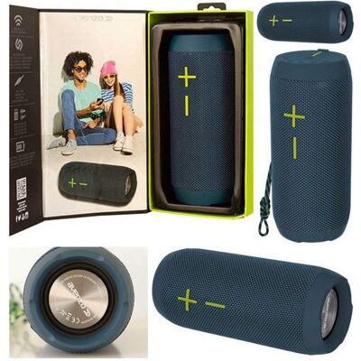 Enceinte Bluetooth amplifiée - NEDIS - Tubulaire - 10 W - Bluetooth 5.0 - 10 h - MicroSD/Jack 35 mm Noir - Publicité Enceinte Bluetooth amplifiée - NEDIS - Tubulaire - 10 W - Bluetooth 5.0 - 10 h - MicroSD/Jack 35 mm Noir - Publicité