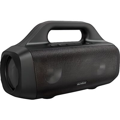 Anker SoundCore Motion Boom Enceinte Bluetooth dExtérieur Drivers Titane Technologie BassUp Étanche IPX7 Autonomie 24 h App Noir - Publicité Anker SoundCore Motion Boom Enceinte Bluetooth dExtérieur Drivers Titane Technologie BassUp Étanche IPX7 Autonomie 24 h App Noir - Publicité
