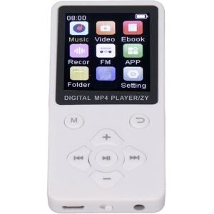 Lecteur MP3 MP4 - SALUTUYA - Slim - Bluetooth 5.0 - 64 Go - HiFi avec écran couleur 18 pouces Blanc - Publicité Lecteur MP3 MP4 - SALUTUYA - Slim - Bluetooth 5.0 - 64 Go - HiFi avec écran couleur 18 pouces Blanc - Publicité