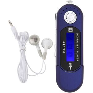 DEWIN Lecteur de Musique numérique-Lecteur de Musique MP3 USB Portable avec écran LCD Radio FM Enregistreur Vocal Carte TF (Bleu) Bleu - Publicité DEWIN Lecteur de Musique numérique-Lecteur de Musique MP3 USB Portable avec écran LCD Radio FM Enregistreur Vocal Carte TF (Bleu) Bleu - Publicité