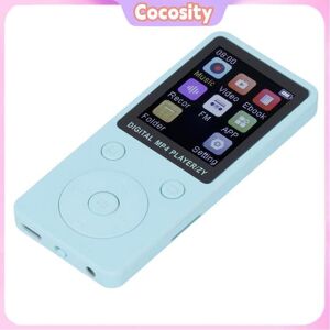 Cocosity lecteur MP3 haute fidélité Lecteur MP3 MP4 Lecteur de musique portable à écran de 18 pouces avec son multimedia Bleu Bleu - Publicité Cocosity lecteur MP3 haute fidélité Lecteur MP3 MP4 Lecteur de musique portable à écran de 18 pouces avec son multimedia Bleu Bleu - Publicité