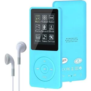 ZEMINPEOEL Lecteur de musique numérique MP3/MP4 lecteur de musique sans perte HiFi avec musique/vidéo/enregistrement vocal(bleu clair) Bleu - Publicité ZEMINPEOEL Lecteur de musique numérique MP3/MP4 lecteur de musique sans perte HiFi avec musique/vidéo/enregistrement vocal(bleu clair) Bleu - Publicité