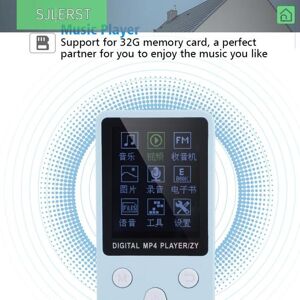 sjlerst Lecteur de musique numérique Mini Portable USB Digital MP3/ MP4 Music Player Support 32GB TF video baladeur Bleu clair Bleu - Publicité sjlerst Lecteur de musique numérique Mini Portable USB Digital MP3/ MP4 Music Player Support 32GB TF video baladeur Bleu clair Bleu - Publicité