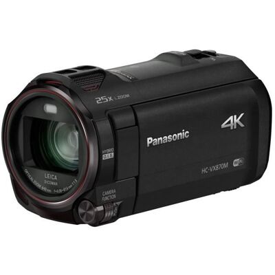 Panasonic HC-VX870 - Caméscope - 4K - 18.91 MP - 20x zoom optique - Leica - carte Flash - Wi-Fi NFC - noir Noir - Publicité Panasonic HC-VX870 - Caméscope - 4K - 18.91 MP - 20x zoom optique - Leica - carte Flash - Wi-Fi NFC - noir Noir - Publicité