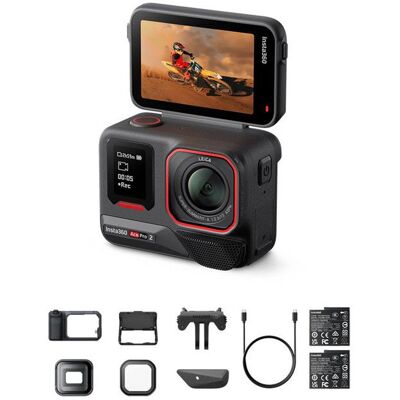 INSTA360 Caméra Ace Pro 2 - Pack vidéo édition limitée Garantie 2 ans Noir - Publicité INSTA360 Caméra Ace Pro 2 - Pack vidéo édition limitée Garantie 2 ans Noir - Publicité