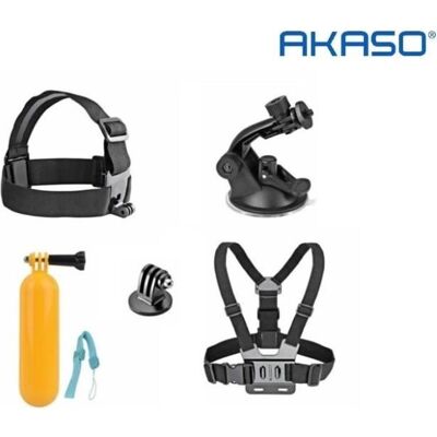 2019 NOUVEAU AKASO caméra de sport Accessoires 7 in 1 Bundle Kits pour AKASO EK7000/EK5000 GoPro Héros Caméra de sport Noir - Publicité 2019 NOUVEAU AKASO caméra de sport Accessoires 7 in 1 Bundle Kits pour AKASO EK7000/EK5000 GoPro Héros Caméra de sport Noir - Publicité