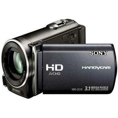 Sony Handycam HDR-CX116E - Caméscope - 1080i - 4.2 MP - 25x zoom optique - Carl Zeiss - Publicité Sony Handycam HDR-CX116E - Caméscope - 1080i - 4.2 MP - 25x zoom optique - Carl Zeiss - Publicité