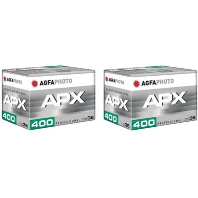 Pack 2 x AGFAPHOTO APX 400 PROF 135-36 Noir - Publicité Pack 2 x AGFAPHOTO APX 400 PROF 135-36 Noir - Publicité