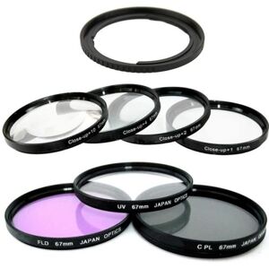 XIT Kit 7 Filtres UV CPL FLD Macro +1 +2 +4 +10 de 67MM Pour NIKON CANON - Publicité XIT Kit 7 Filtres UV CPL FLD Macro +1 +2 +4 +10 de 67MM Pour NIKON CANON - Publicité
