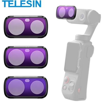 TELESIN Kit Filtres Magnétiques pour Insta360 Luna Ultra Lot de 3 Filtres ND4 ND16 ND64 Densité Neutre HD pour Vlog Voyage - Publicité TELESIN Kit Filtres Magnétiques pour Insta360 Luna Ultra Lot de 3 Filtres ND4 ND16 ND64 Densité Neutre HD pour Vlog Voyage - Publicité