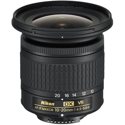 Objectif zoom grand angle - NIKON - AF-P DX NIKKOR 10-20mm - f/4.5-5.6 - Stabilisateur dimage VR Noir - Publicité Objectif zoom grand angle - NIKON - AF-P DX NIKKOR 10-20mm - f/4.5-5.6 - Stabilisateur dimage VR Noir - Publicité