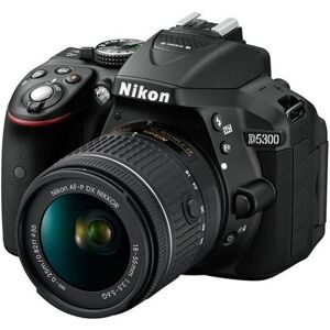 Appareil photo reflex - NIKON - D5300 - 24.2 Mégapixels - Noir - Objectif AF-P 18-55VR Noir - Publicité Appareil photo reflex - NIKON - D5300 - 24.2 Mégapixels - Noir - Objectif AF-P 18-55VR Noir - Publicité