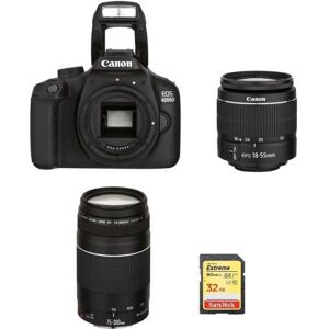Canon EOS 4000D - 18 Megapixels, Full HD, Noir - Publicité Canon EOS 4000D - 18 Megapixels, Full HD, Noir - Publicité