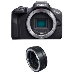 Hybride Canon appareil photo hybride eos r100 + bague ef-eos r Blanc - Publicité Hybride Canon appareil photo hybride eos r100 + bague ef-eos r Blanc - Publicité