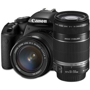 CANON EOS 550D + 18-55mm + 55-250mm - Publicité CANON EOS 550D + 18-55mm + 55-250mm - Publicité