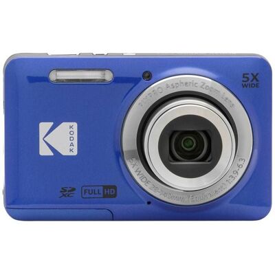 Kodak Pixpro FZ55 Friendly Zoom Appareil photo numérique 16 Mill. pixel Zoom optique: 5 x bleu vidéo Full HD HDR-Video Bleu - Publicité Kodak Pixpro FZ55 Friendly Zoom Appareil photo numérique 16 Mill. pixel Zoom optique: 5 x bleu vidéo Full HD HDR-Video Bleu - Publicité