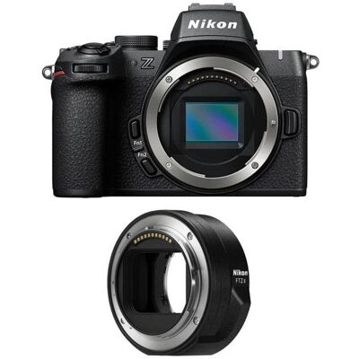 NIKON Z50 II NU + Adaptateur FTZ II Noir - Publicité NIKON Z50 II NU + Adaptateur FTZ II Noir - Publicité