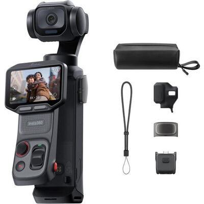 Insta360 Luna Pro Noir – Caméra de Poche 8K avec Leica Stabilisation 3 Axes et Vidéo Verticale 4K Noir - Publicité Insta360 Luna Pro Noir – Caméra de Poche 8K avec Leica Stabilisation 3 Axes et Vidéo Verticale 4K Noir - Publicité